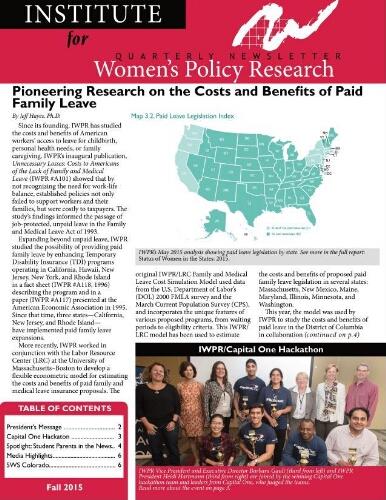 Institute for Women's Policy Research [2015], Fall