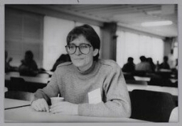 Sheila Bienenfeld uit de Verenigde Staten tijdens het International Congress on Mental Health Care for Women, 19-22 december 1988 in Amsterdam. 1988