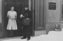 Postbezorging laboratorium 1942