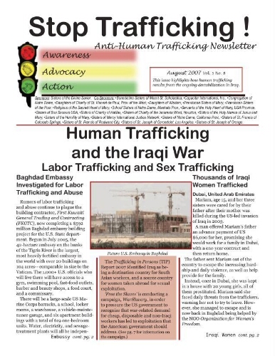 Stop trafficking! Anti-human trafficking newsletter [2007], 8 (August)