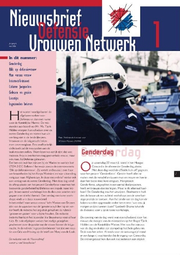 Nieuwsbrief Defensie Vrouwen Netwerk [2006], 1 (mei)