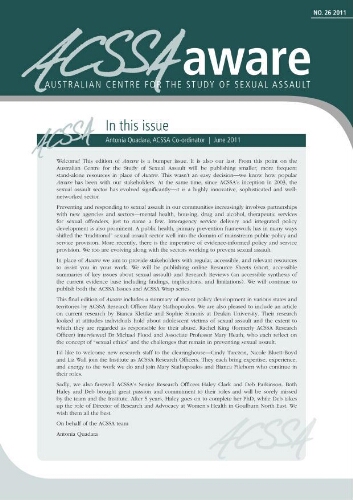 Aware, ACSSA newsletter [2011], 26