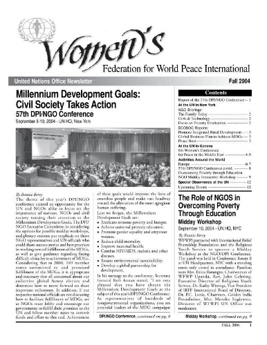 Women's Federation for World Peace International [2004], Fall