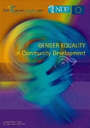 Gender equality in community development