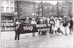 Demonstratie Stop moord op vrouwen, 1982