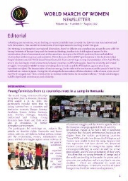 Newsletter World March of Women [2012], 3 (Augustus)