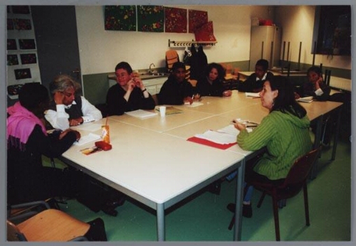 Schrijfworkshop in verband met de Zami Award uitreiking 2000 met het thema literatuur 2000