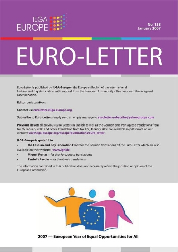 Euro-letter [2007], 138 (January)