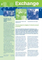 Exchange on HIV/AIDS, sexuality and gender [2009], 2