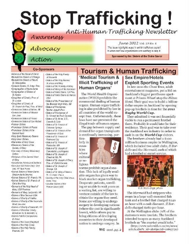 Stop trafficking! Anti-human trafficking newsletter [2012], 6 (June)
