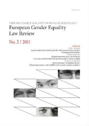 European gender equality law review [2011], 2