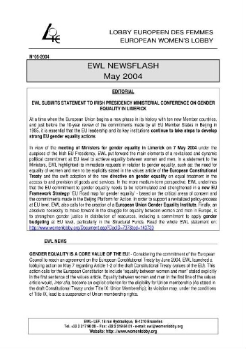 EWL newsflash [2004], 05 (May)