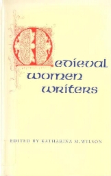 Medieval women writers
