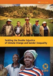 Tackling the double injustice of climate change and gender inequality