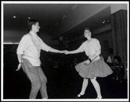 Dansles op het COC in Amsterdam 198?