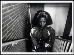 Portret van zwarte vrouw 1987