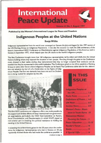 International peace update [1997], 4