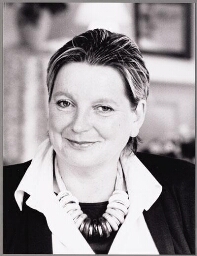 Portret van journaliste Marijn de Koning. 1986