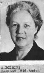 Eerste vrouwelijke gemeenteraadslid te Haarlem. 194??