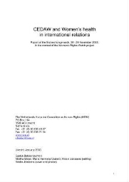 CEDAW and women's health in international relations
