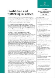Prostitution and trafficking in women