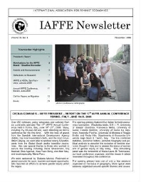 IAFFE newsletter [2008], 2 (November)