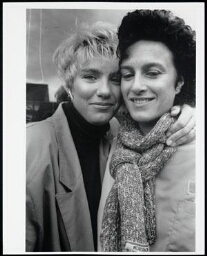 Portret van twee lesbische vrouwen 1991