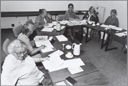 Platformvergadering van 50+ vrouwen. 1989