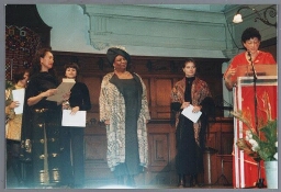 Uitreiking van de Zami Award 1999 met als thema 'mode en diversiteit' 1999