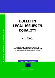 Bulletin legal issues in gender equality [2001], 1