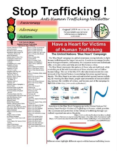 Stop trafficking! Anti-human trafficking newsletter [2019], 8 (August)