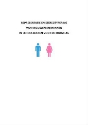 Representatie en stereotypering van vrouwen en mannen in schoolboeken voor de brugklas