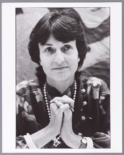 Portret van Helen Caldicott, milieuactiviste in Australië. 198?