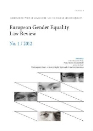 European gender equality law review [2012], 1