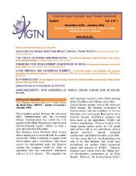 International Gender and Trade Network [2009], 1 (Dec-Jan)