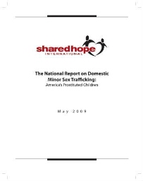 National report on domestic minor sex trafficking