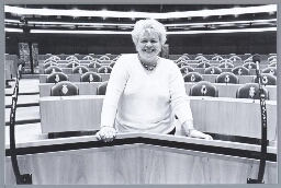 Lid van de Tweede Kamer voor Groen Links Ineke van Gent. 2001