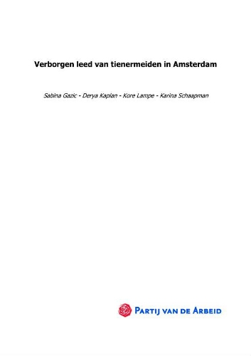 Verborgen leed van tienermeiden in Amsterdam
