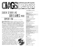 CLAGS news [2001], 2 (Summer)