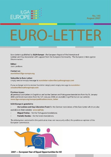 Euro-letter [2007], 145 (August)