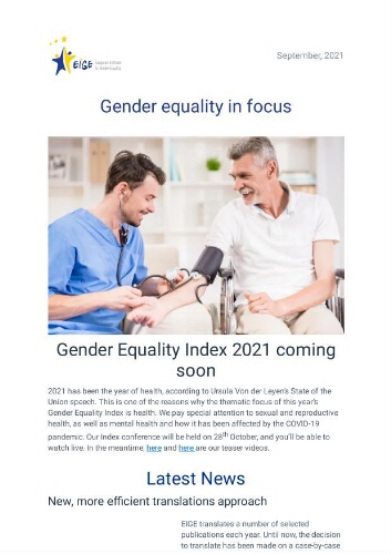 Gender equality in focus [2021], September