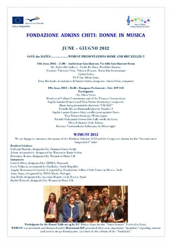 Fondazione Adkins Chiti [2012], June
