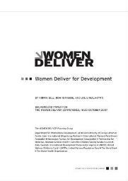 Women deliver for development
