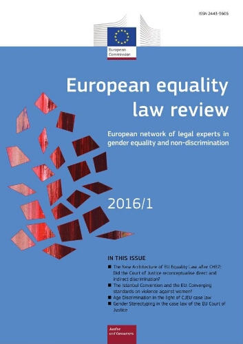 European equality law review [2016], 1