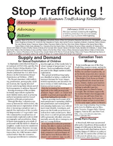 Stop trafficking! Anti-human trafficking newsletter [2008], 2 (February)