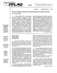 TransParent newsletter [1999], 5 (Nov)