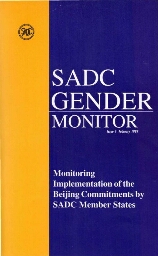 SADC gender monitor