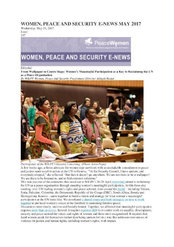Women, Peace and Security E-News [2017], 197