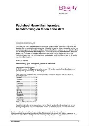 Factsheet Huwelijksmigrantes: beeldvorming en feiten anno 2009