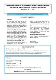 IFRWH/FIRHF newsletter [2012], 53 (December)